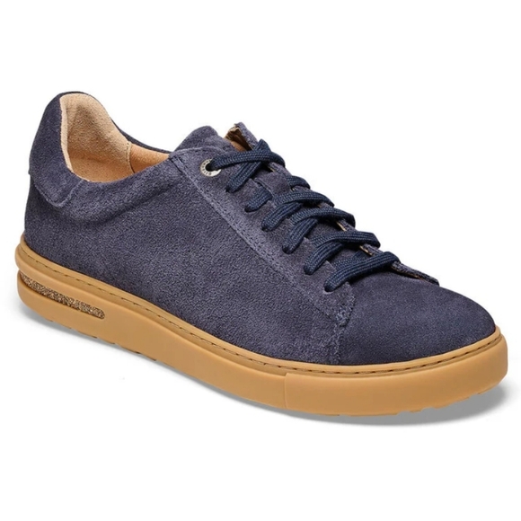 Birkenstock Other - Birkenstock Bend Low Midnight Suede Leather Navy Blue Tan Comfort Sneaker